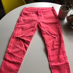 Neon pink vintage Levi’s! Barely worn.
